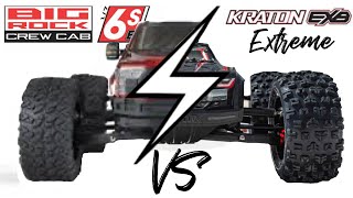 Arrma 6s Big Rock - WHATS NEW! Compare to the New Extreme 6s Kraton? Vs