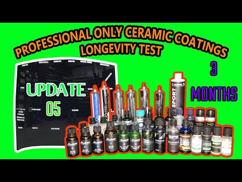 PROFESSIONAL ONLY ceramic coatings - 22 WAY LONGEVITY TEST - UPDATE 05 - 3 MONTHS