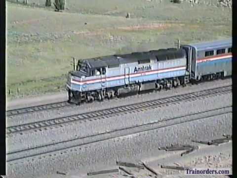 Classic Railroad Series 344 - Amtrak Desert Wind at Dale Junction August 1991