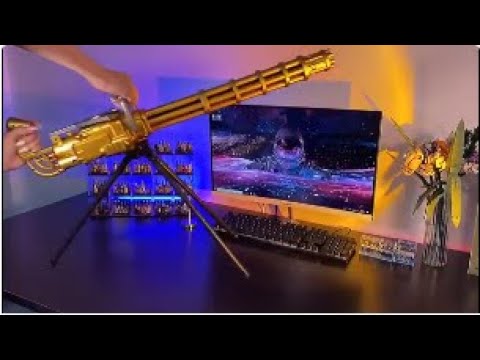 Gatling Bubble Machine