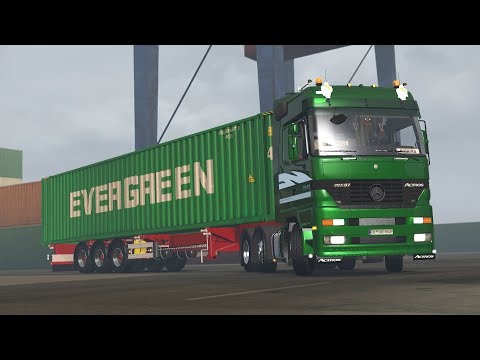 ETS2 1.33 Baltic DLC Mercedes Actros MP1 Pori - Kouvola