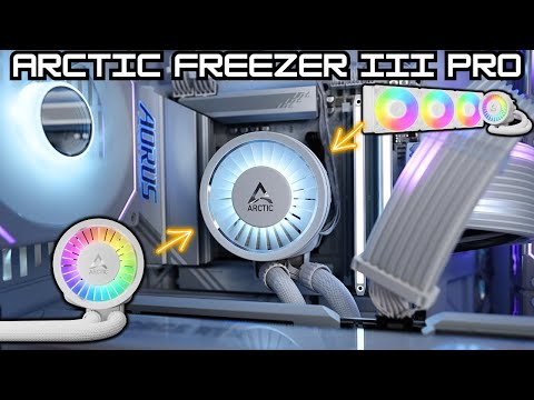 Arctic Liquid Freezer III Pro 360 White : How To Side Mount, Control Fan Curves & RGB Control on AM5