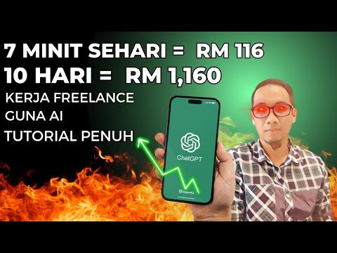 KERJA FREELANCE MUDAH| 7 minit SEHARI= RM 3,480 SEBULAN! Buat duit online TANPA MODAL