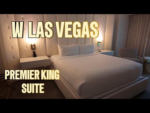 Inside the Premier King Suite at W Las Vegas | Luxury Hotel Room Tour