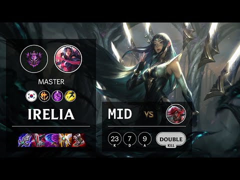 Irelia Mid vs Katarina - KR Master Patch 11.18