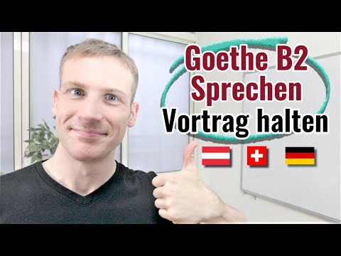 How to Make a Presentation in German B2 "Learning foreign languages" [Subtitles]