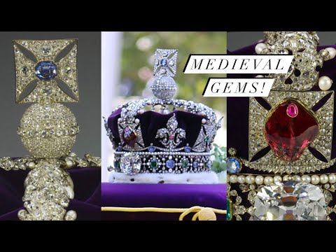 Medieval Gems on the Imperial State Crown | Royal Crown Jewels History