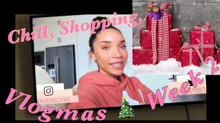 Vlogmas Week 2 • Christmas 🎄 Shopping | Editing | Running Errands 🎉