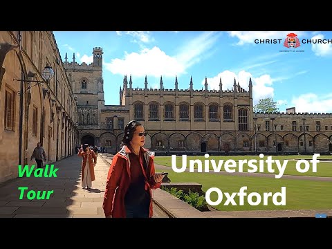 Walking tour Oxford University Christ Church College