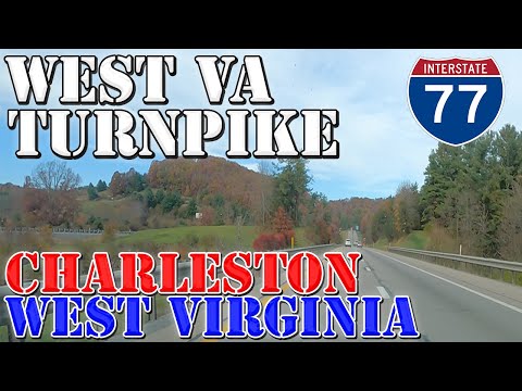 I-77 North - West Virginia Turnpike FULL - Charleston - West Virginia - 4K Highway Drive