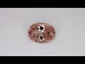 Morganite, oval cut, 6.18 ct Video 1