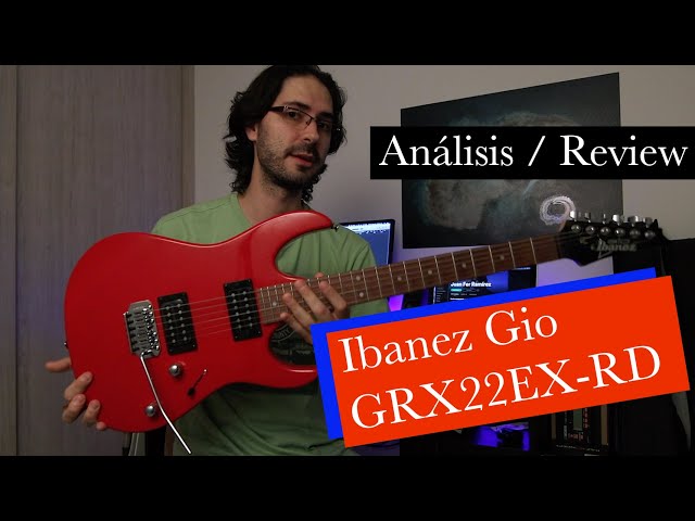 Vídeo relacionado con IBANEZ RG GIO Series, GRX, guitarra eléctrica en rojo vivo