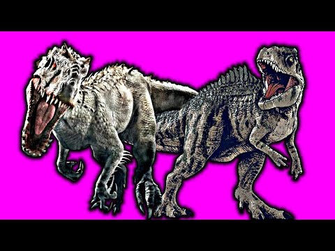 Indominus Rex and Giganotosaurus JURASSIC WORLD: DOMINATING - LHUGUENY