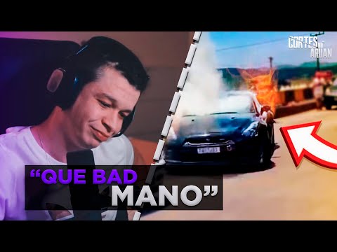 ARUAN REAGE A ESTAVA MUITO FELIZ ATÉ QUE MEU GTR PEGOU FOGO…😭 (RENATO GARCIA) - Cortes do Aruan