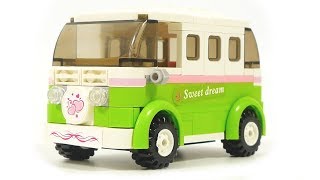 Sluban Girls Dream M38 B0606 Car With Caravan Hmongvideo