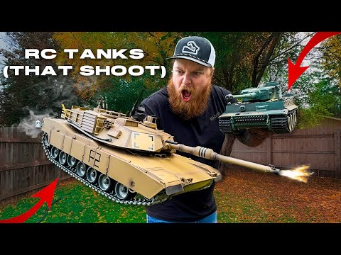 RC Tanks That Do It ALL! | Heng Long German Tiger 1 & Abrams M1A2 Battle Tanks Review 2024