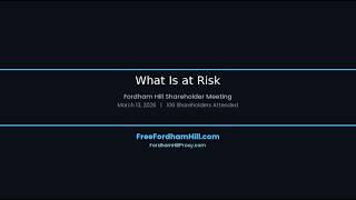 What's at Risk: Lawsuits and Decisions Being Made Without You