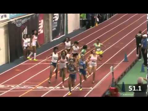 LWE Girls 4x200m US # 5- 1:39.98 Prelims @ 2013 New Balance Nationals Indoor