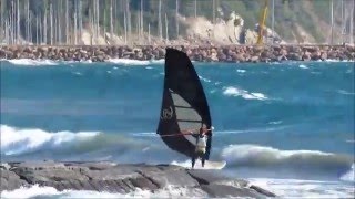 preview picture of video 'Windsurf - Andora, 3 novembre 2013 - Libeccio'