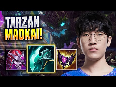 TARZAN IS SO GOOD WITH MAOKAI! - LNG Tarzan Plays Maokai JUNGLE vs Talon! | Preseason 2023