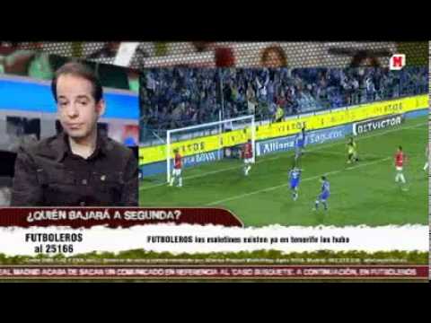 futboleros , el debate del descenso a segunda division 2011