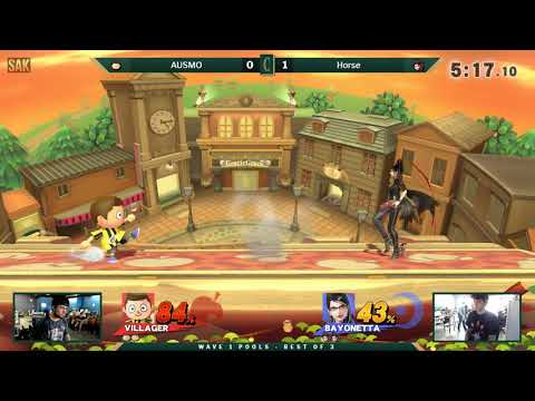 Chronicles: Origins 2 Pools - AUSMO (Villager) vs Horse (Bayonetta)