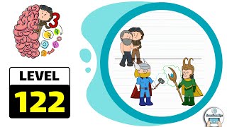 Brain Test 3 Level 122 (Latest version) Walkthrough