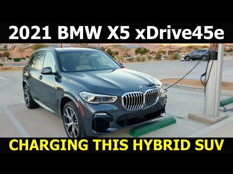 CHARGING THE PLUG-IN HYBRID BMW X5 xDrive45e