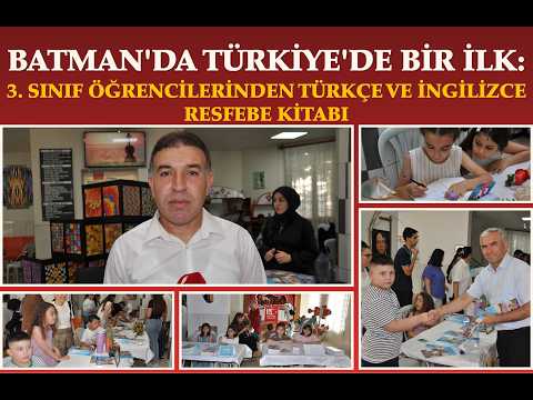Batmanlı Miniklerden Türkçe İngilizce Resfebe Kitabı
