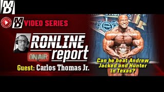 Carlos Thomas Jr Pro Debut at Texas Pro to Win Ronline Report