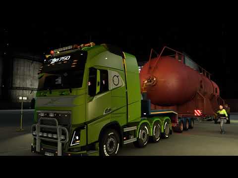 EuroTruck Simulator 2 - Volvo FH16 750 8x4 - Heavy Haul from Kosice to Budapest