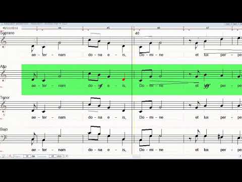 Requiem Aeternam - Requiem John Rutter - ALTO guia para estudio