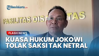 Kuasa Hukum Jokowi Siap Depak Saksi Ahli yang Tidak Netral di Sidang CLS Ijazah