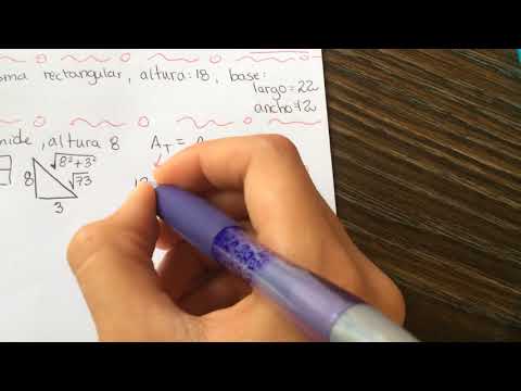 Ejemplo 3: Pirámide cuadrangular - Área total