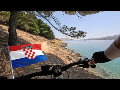 🇭🇷 Mountainbiking on the  Island of Pag, Croatia 🏝️ - East Coast from Šimuni to Metajna