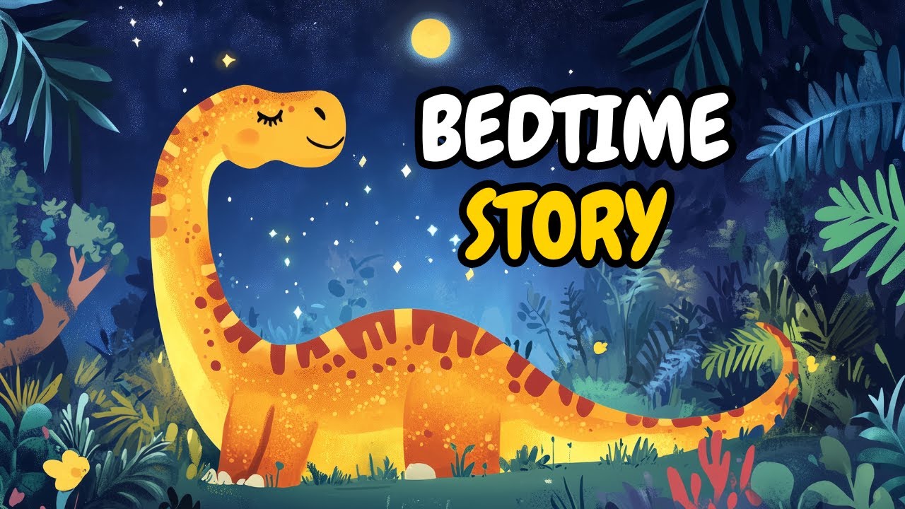 🌙Children's Bedtime Story: Goodnight, Dinosaurs of the Prehistoric Jungle  #animation