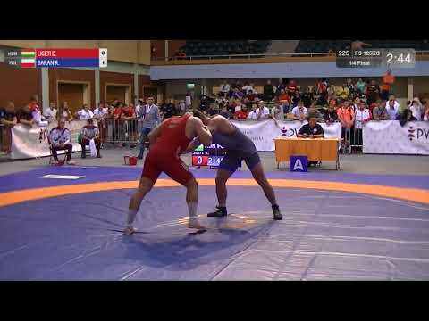 1/4 FS - 125 kg: D. LIGETI (HUN) v. R. BARAN (POL)