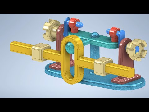 Converting Rotational Motion into Linear Motion 2 - Mechanical Mechanisms - Mechanical Principles