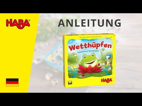 HABA Wetthüpfen (Anleitung) | Kinderspiel ab 3 Jahren