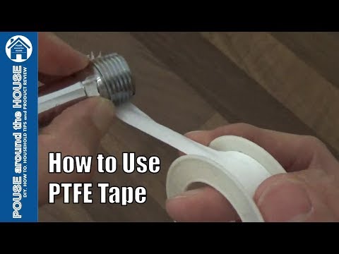 How to use PTFE tape -Teflon tape tutorial. Plumbing for beginners!