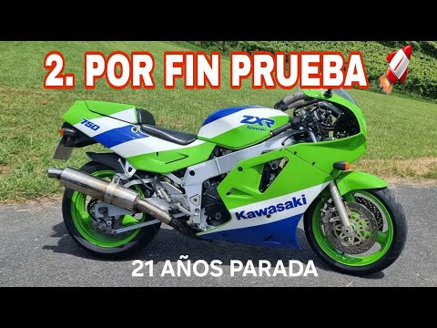 2 💚TRAS 21 AÑOS POR FIN PRUEBA EN CARRETERA 🚀 KAWASAKI ZXR 750