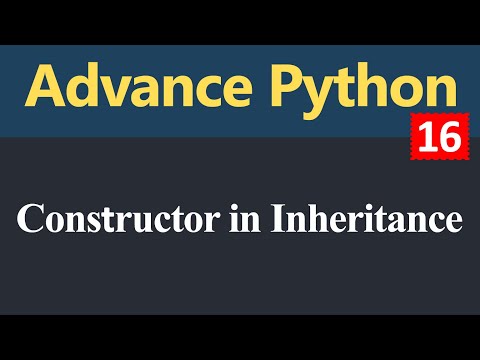 Constructor in Inheritance in Python Hindi