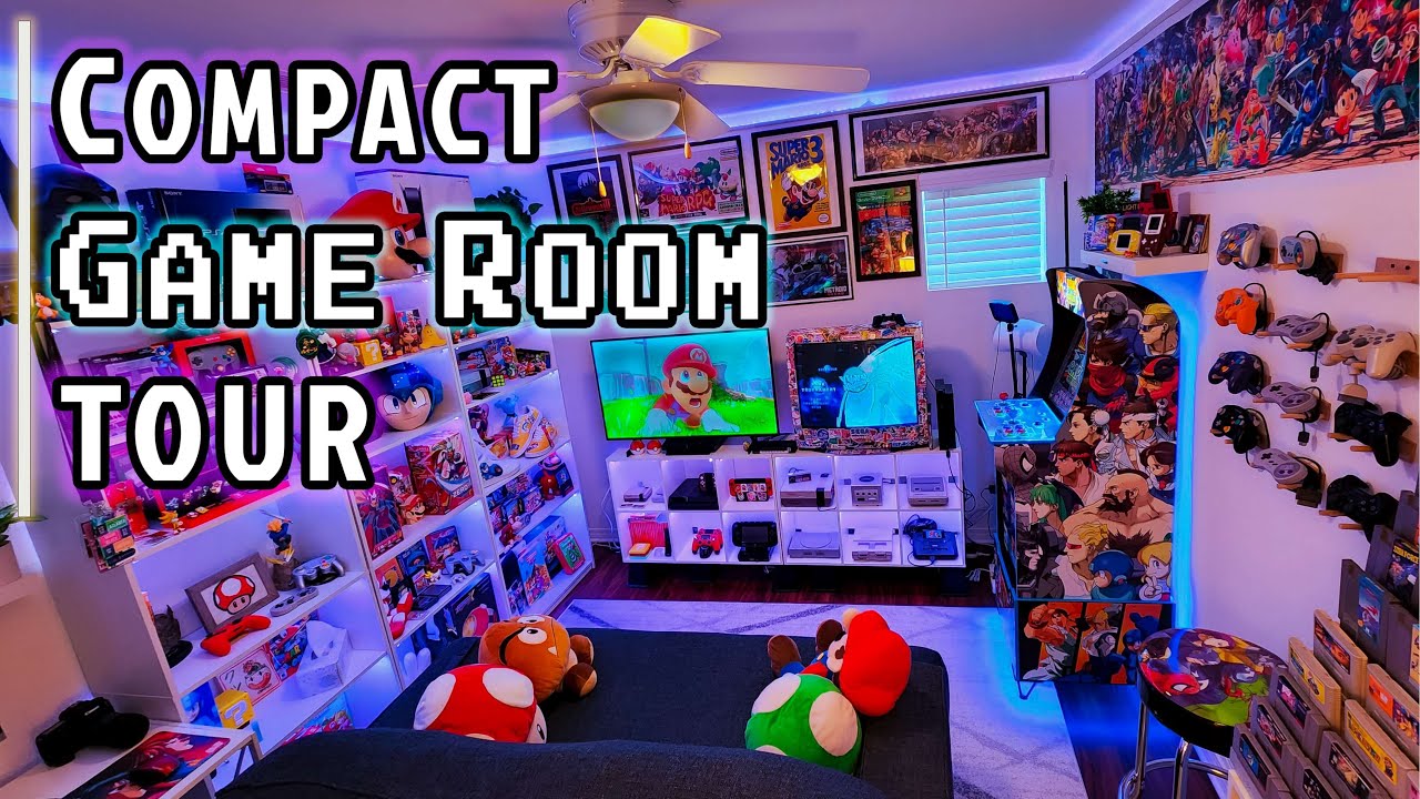 A Very Compact Game Room! (2022 Tour)