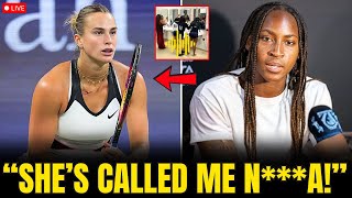 WTA IN SHOCK After Coco Gauff REVEALS Aryna Sabalenka LEAKED RACIST Remarks LIVE ON TV!