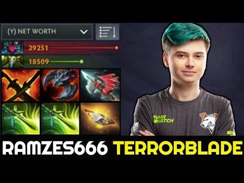 RAMZES666 Terrorblade Fast Farm with Double Butterfly Build Dota 2