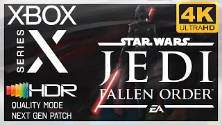 [4K/HDR] Star Wars Jedi : Fallen Order (Next-gen Patch) / Xbox Series X Gameplay / Quality Mode