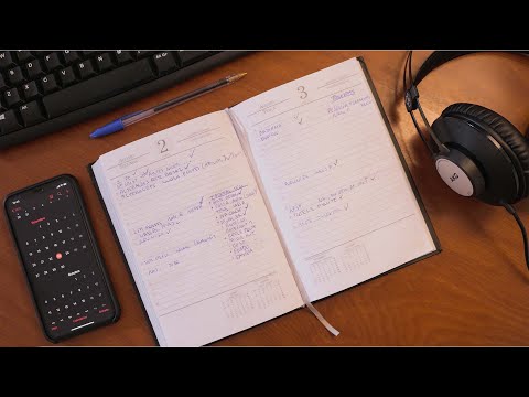 Como organizo minha vida usando uma agenda