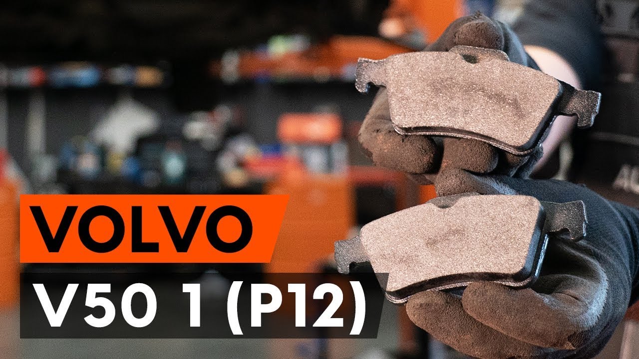Como mudar pastilhas de travão da parte traseira em Volvo V50 MW - guia de substituição