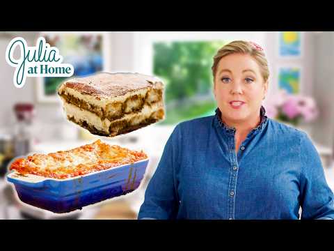 Cozy, Easy Italian Meal: Lasagna, Tiramisu, and Salad | Full Episode | Julia at Home (S3 E3)