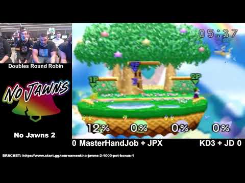 No Jawns 2 - MasterHandJob & JPX vs. KD3 & JC - SSB64 Doubles RR
